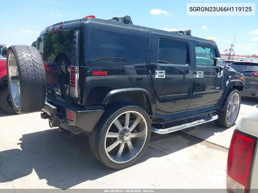 2006 Hummer H2 Suv VIN: 5GRGN23U66H119125 Lot: 42630210
