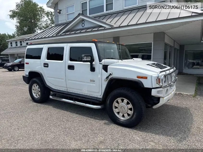 2006 Hummer H2 Suv VIN: 5GRGN23U06H106175 Lot: 63845325
