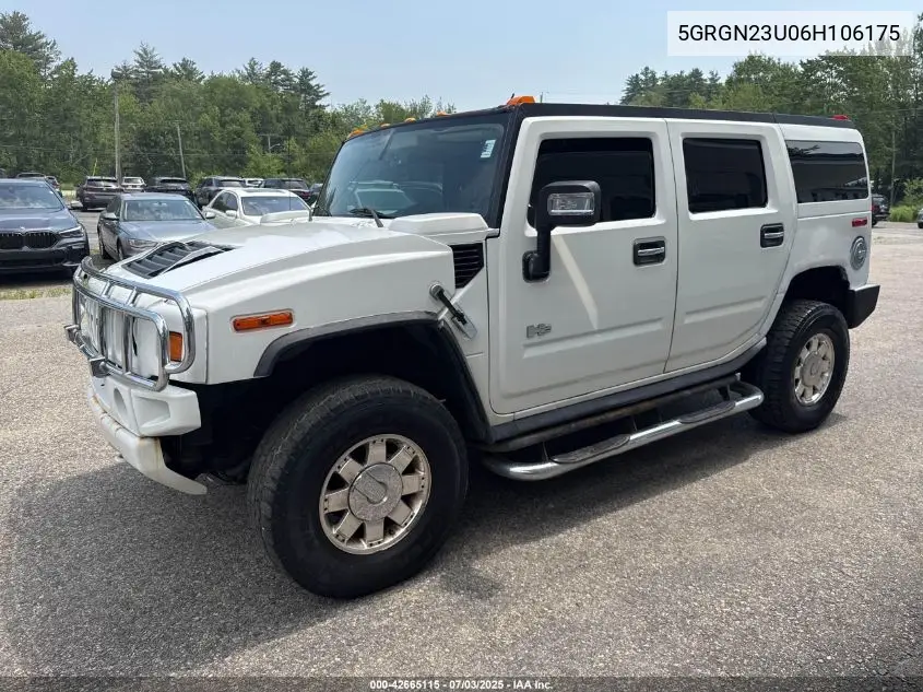 2006 Hummer H2 Suv VIN: 5GRGN23U06H106175 Lot: 63845325