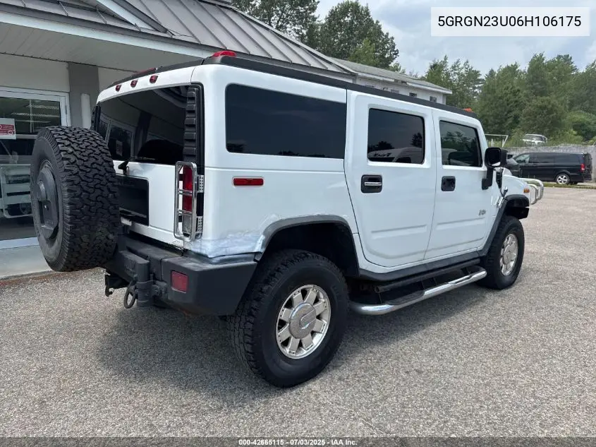 2006 Hummer H2 Suv VIN: 5GRGN23U06H106175 Lot: 63845325