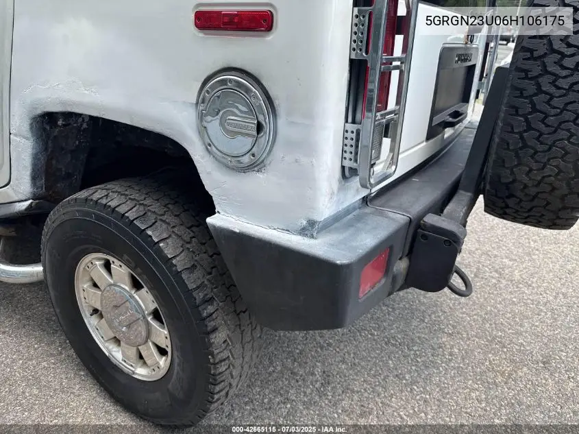 2006 Hummer H2 Suv VIN: 5GRGN23U06H106175 Lot: 63845325