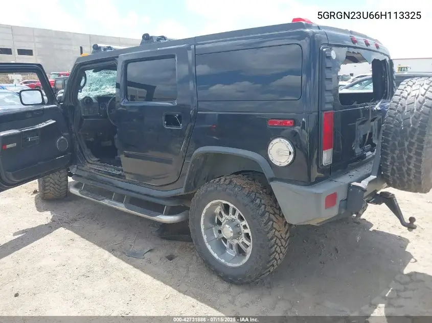 2006 Hummer H2 Suv VIN: 5GRGN23U66H113325 Lot: 42731886