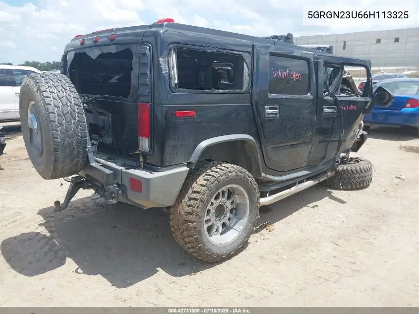 2006 Hummer H2 Suv VIN: 5GRGN23U66H113325 Lot: 42731886