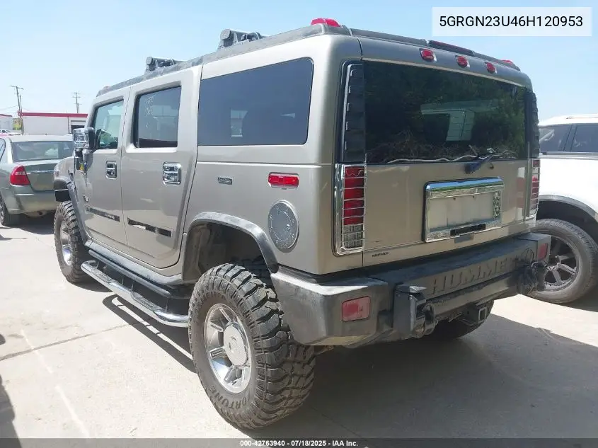2006 Hummer H2 Suv VIN: 5GRGN23U46H120953 Lot: 42763940