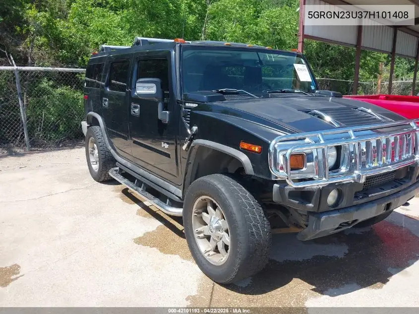 2007 Hummer H2 Suv VIN: 5GRGN23U37H101408 Lot: 42101193