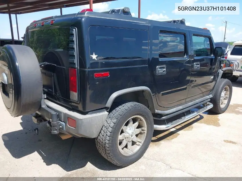 2007 Hummer H2 Suv VIN: 5GRGN23U37H101408 Lot: 42101193