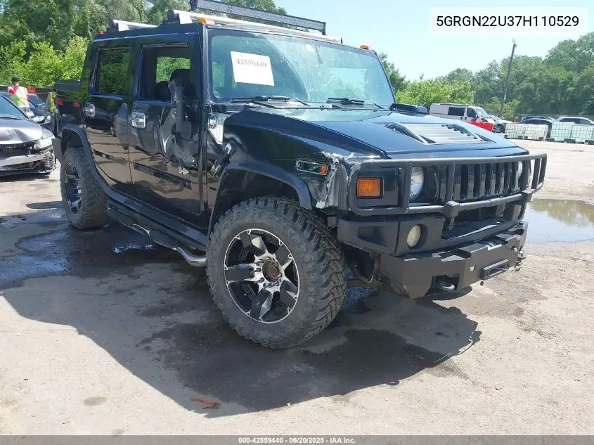 2007 Hummer H2 Sut VIN: 5GRGN22U37H110529 Lot: 42559440
