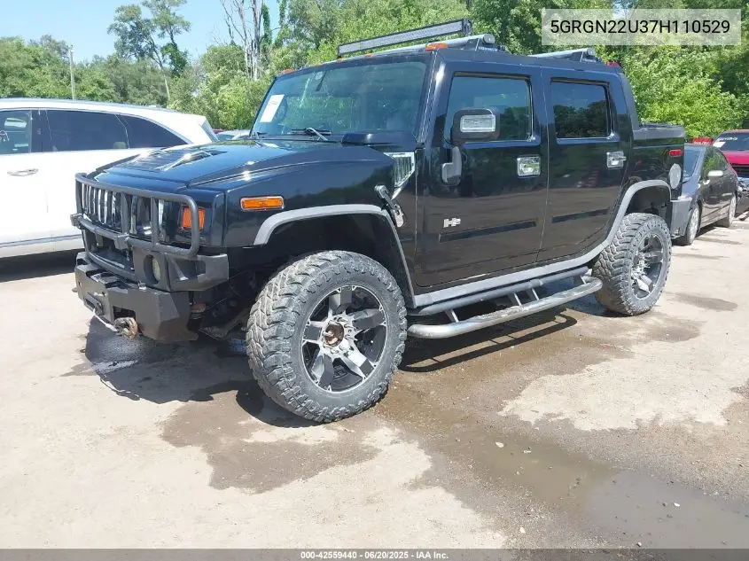 2007 Hummer H2 Sut VIN: 5GRGN22U37H110529 Lot: 42559440