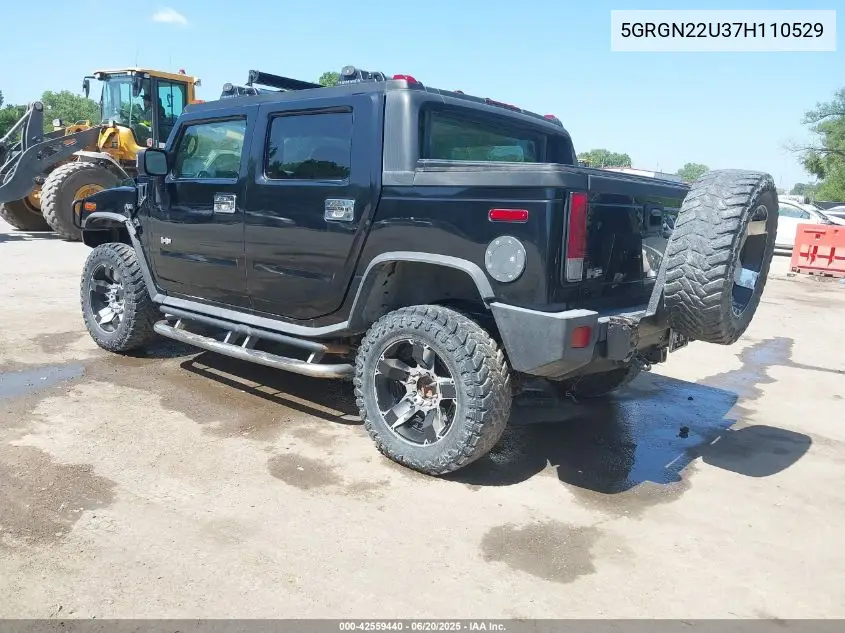 2007 Hummer H2 Sut VIN: 5GRGN22U37H110529 Lot: 42559440