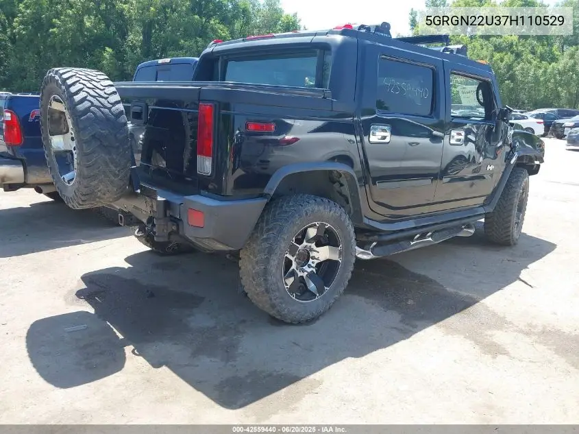 2007 Hummer H2 Sut VIN: 5GRGN22U37H110529 Lot: 42559440