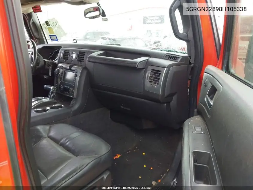 2008 Hummer H2 Sut VIN: 5GRGN22898H105338 Lot: 42114419