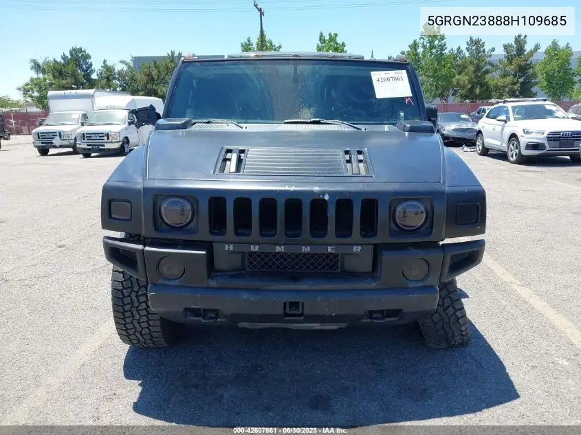 2008 Hummer H2 Suv VIN: 5GRGN23888H109685 Lot: 42607861
