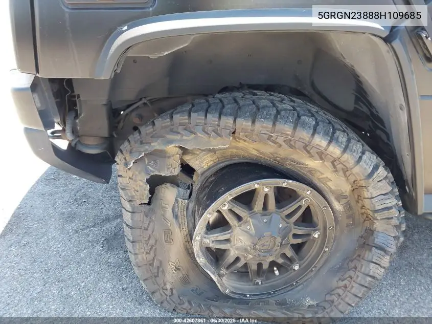 2008 Hummer H2 Suv VIN: 5GRGN23888H109685 Lot: 42607861