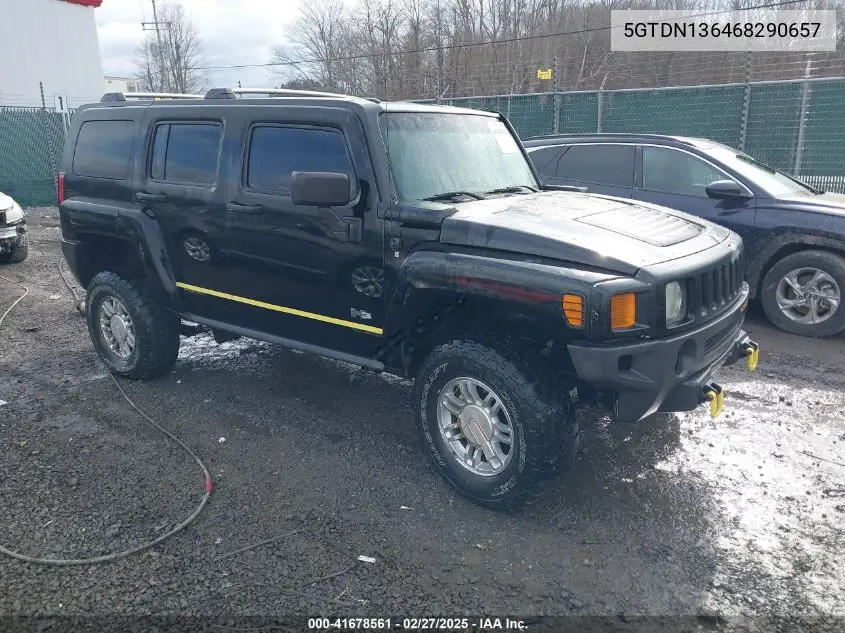 2006 Hummer H3 Suv VIN: 5GTDN136468290657 Lot: 41678561