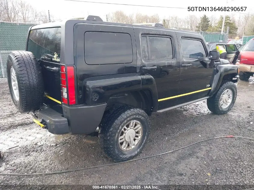 2006 Hummer H3 Suv VIN: 5GTDN136468290657 Lot: 41678561