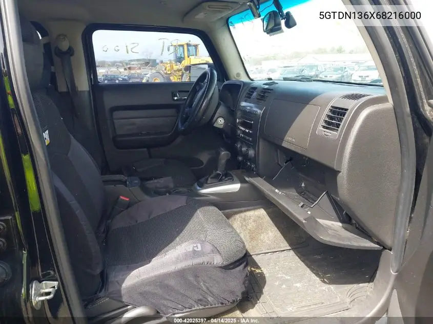 2006 Hummer H3 Suv VIN: 5GTDN136X68216000 Lot: 42025397