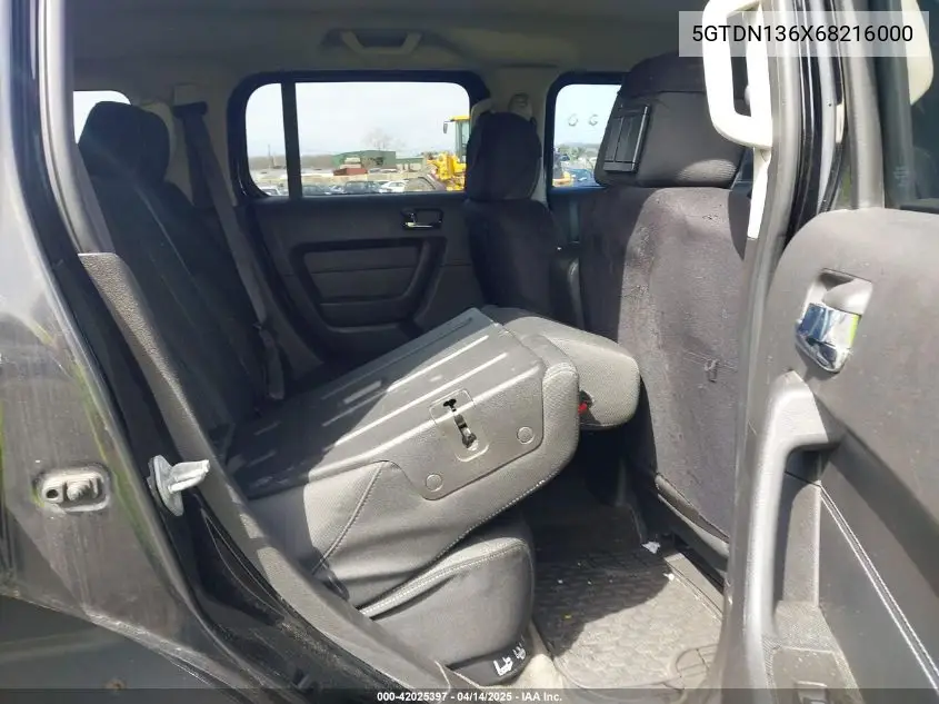 2006 Hummer H3 Suv VIN: 5GTDN136X68216000 Lot: 42025397