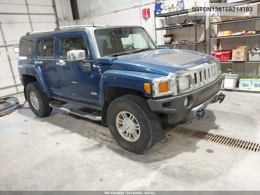 2006 Hummer H3 Suv VIN: 5GTDN136168214183 Lot: 42035421