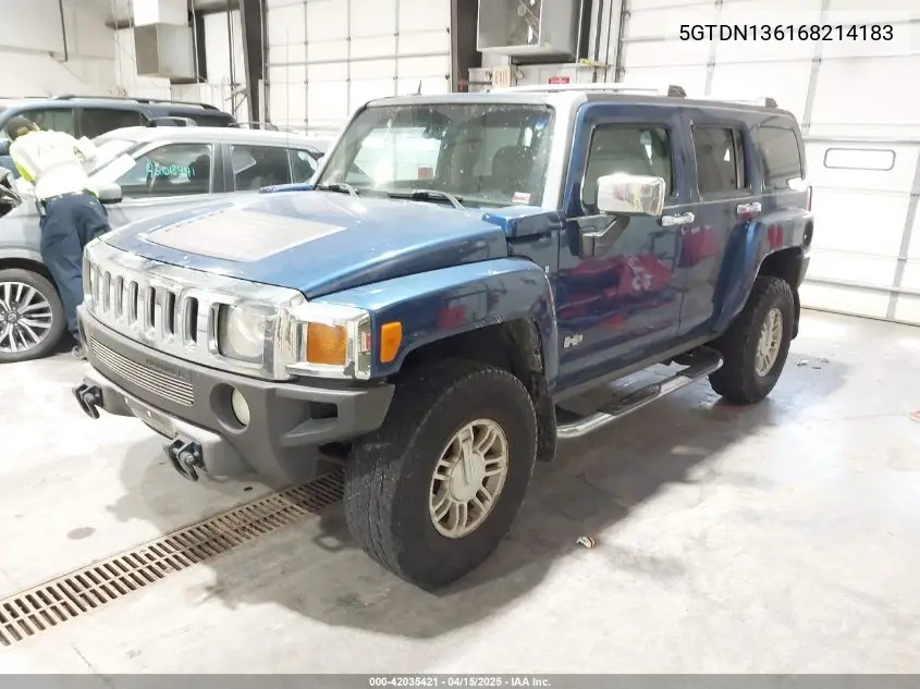 2006 Hummer H3 Suv VIN: 5GTDN136168214183 Lot: 42035421
