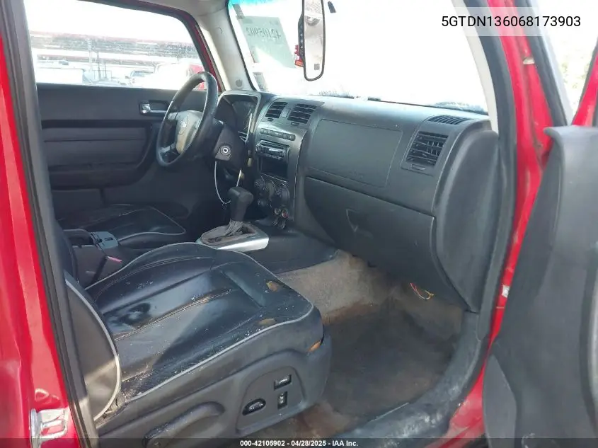 2006 Hummer H3 Suv VIN: 5GTDN136068173903 Lot: 42105902