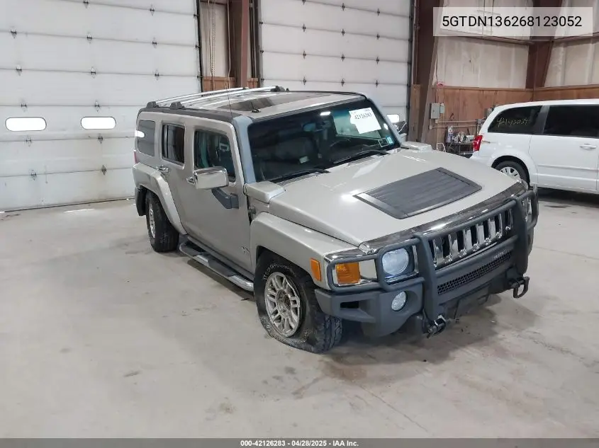 2006 Hummer H3 Suv VIN: 5GTDN136268123052 Lot: 42126283