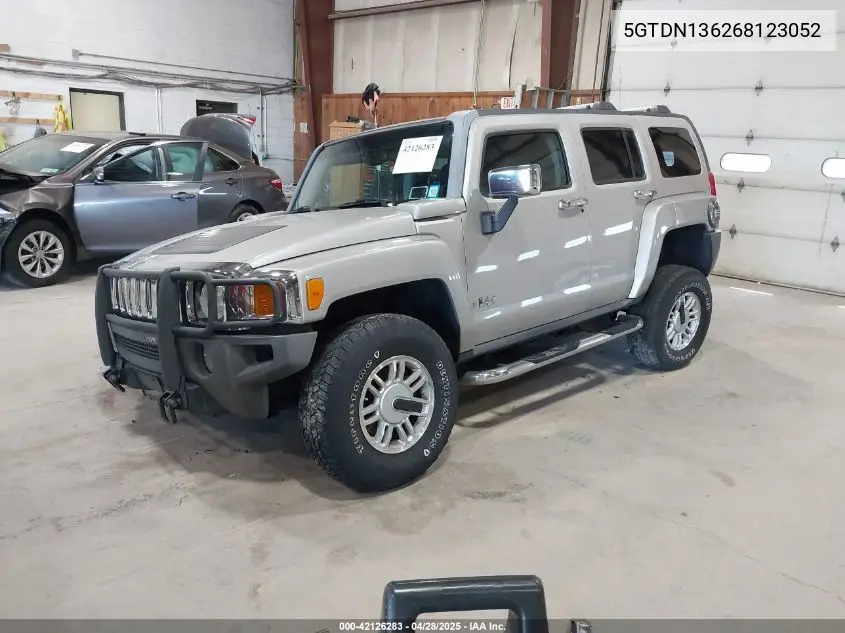 2006 Hummer H3 Suv VIN: 5GTDN136268123052 Lot: 42126283