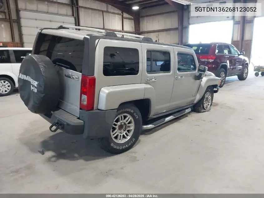 2006 Hummer H3 Suv VIN: 5GTDN136268123052 Lot: 42126283