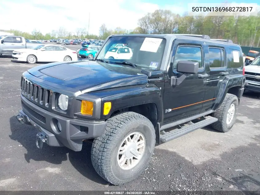 2006 Hummer H3 Suv VIN: 5GTDN136968272817 Lot: 42158627