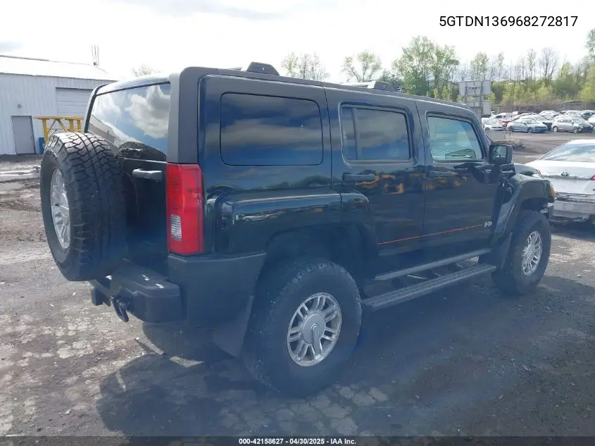 2006 Hummer H3 Suv VIN: 5GTDN136968272817 Lot: 42158627