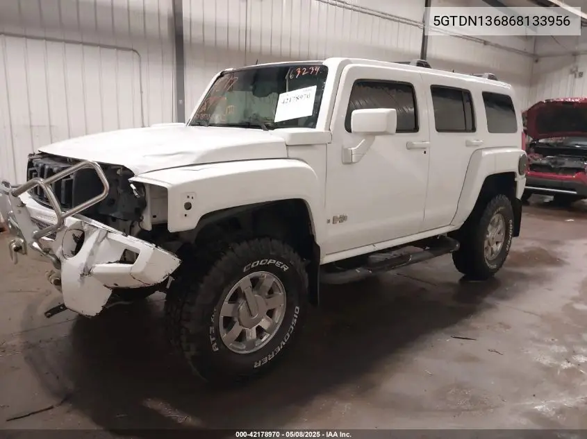 2006 Hummer H3 Suv VIN: 5GTDN136868133956 Lot: 42178970