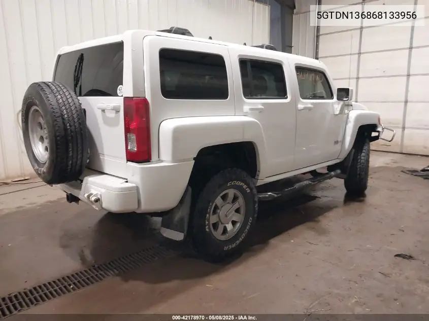 2006 Hummer H3 Suv VIN: 5GTDN136868133956 Lot: 42178970