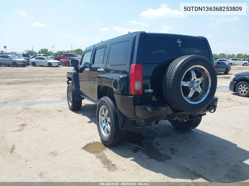 2006 Hummer H3 Suv VIN: 5GTDN136368253809 Lot: 42219153