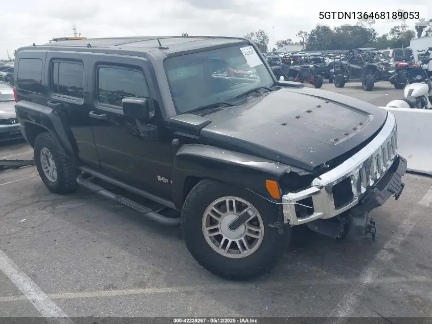 2006 Hummer H3 Suv VIN: 5GTDN136468189053 Lot: 42239267