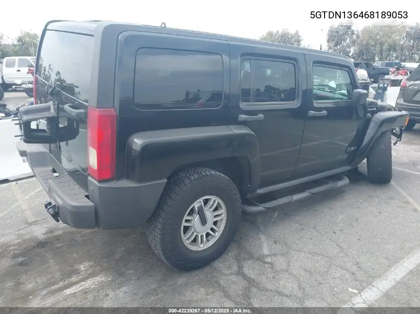 2006 Hummer H3 Suv VIN: 5GTDN136468189053 Lot: 42239267