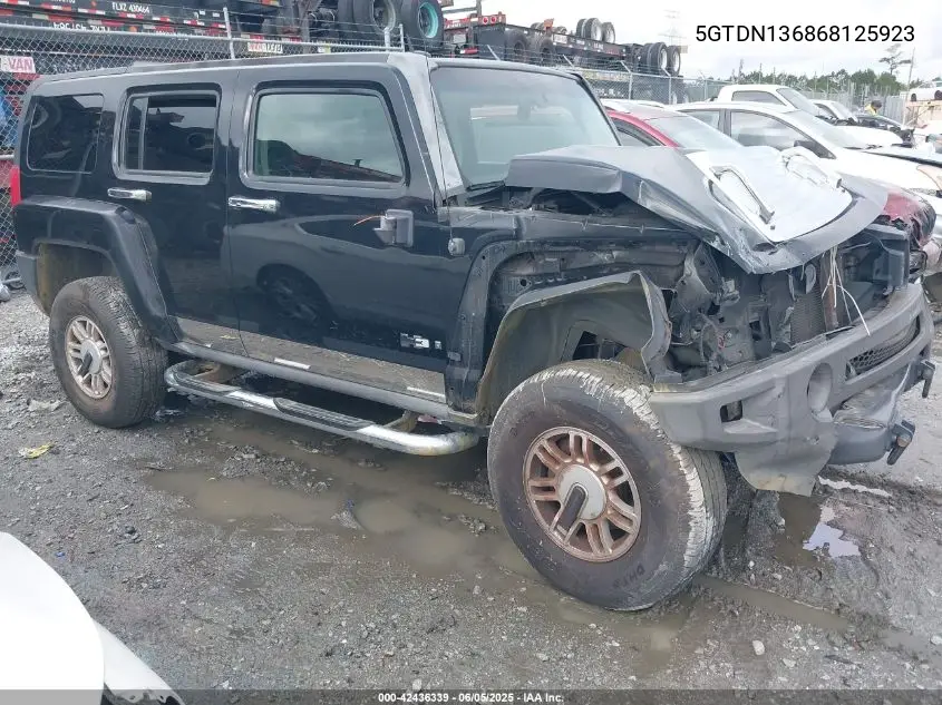 2006 Hummer H3 Suv VIN: 5GTDN136868125923 Lot: 42436339
