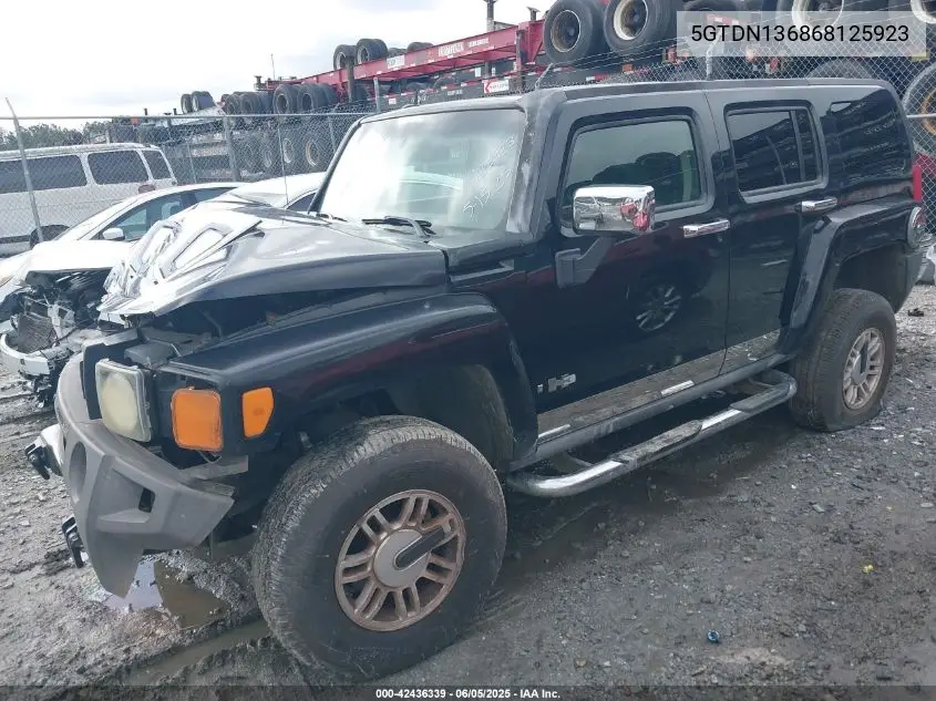 2006 Hummer H3 Suv VIN: 5GTDN136868125923 Lot: 42436339