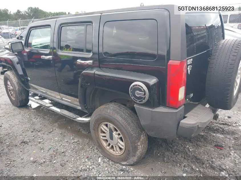 2006 Hummer H3 Suv VIN: 5GTDN136868125923 Lot: 42436339
