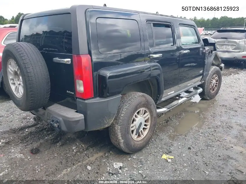 2006 Hummer H3 Suv VIN: 5GTDN136868125923 Lot: 42436339
