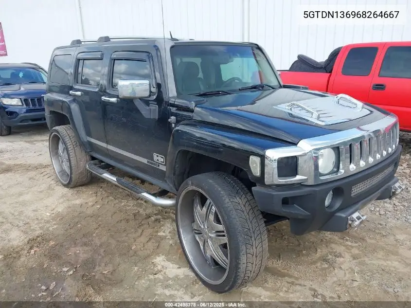 2006 Hummer H3 Suv VIN: 5GTDN136968264667 Lot: 42498378