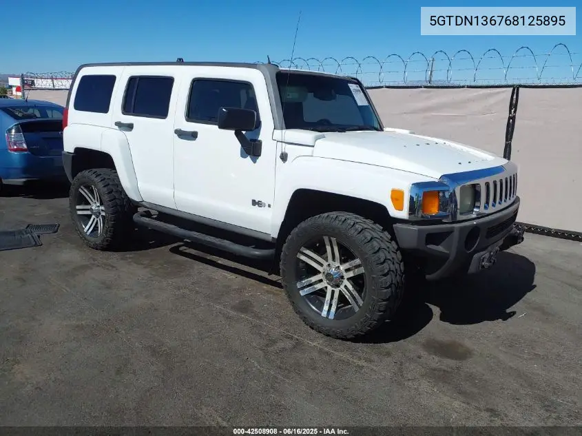 2006 Hummer H3 Suv VIN: 5GTDN136768125895 Lot: 42508908