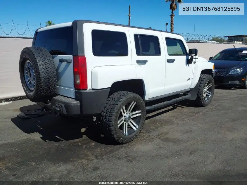 2006 Hummer H3 Suv VIN: 5GTDN136768125895 Lot: 42508908