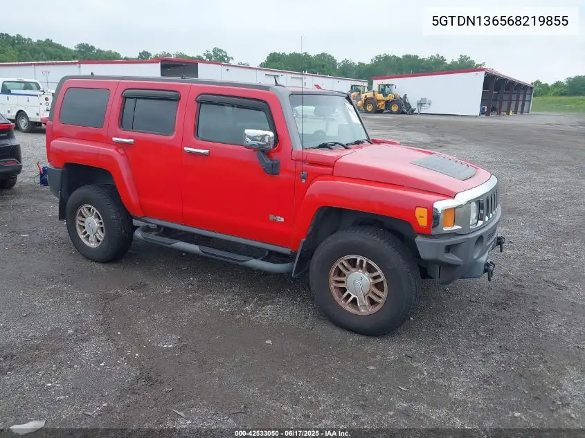 2006 Hummer H3 Suv VIN: 5GTDN136568219855 Lot: 42533050
