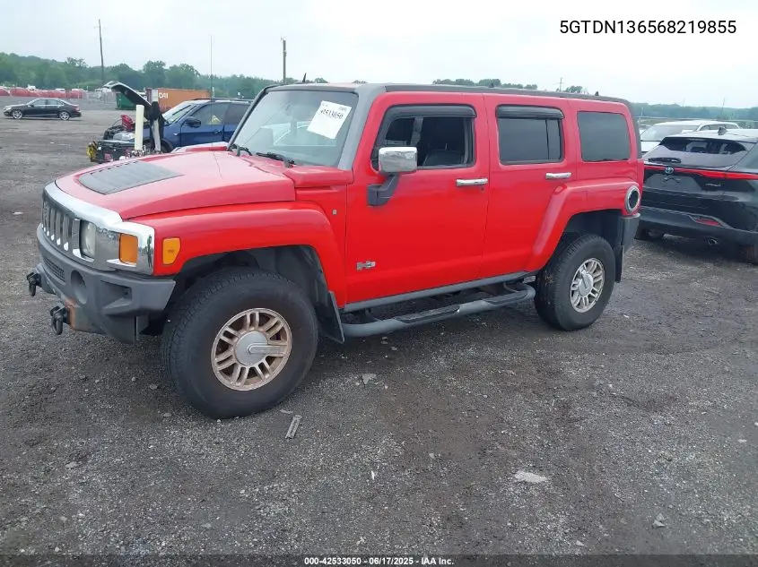 2006 Hummer H3 Suv VIN: 5GTDN136568219855 Lot: 42533050