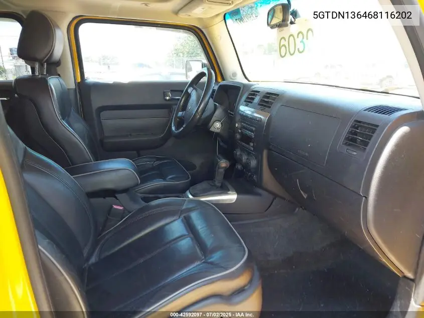 2006 Hummer H3 Suv VIN: 5GTDN136468116202 Lot: 42592097