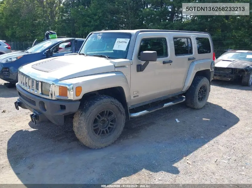 2006 Hummer H3 Suv VIN: 5GTDN136268233213 Lot: 42645596