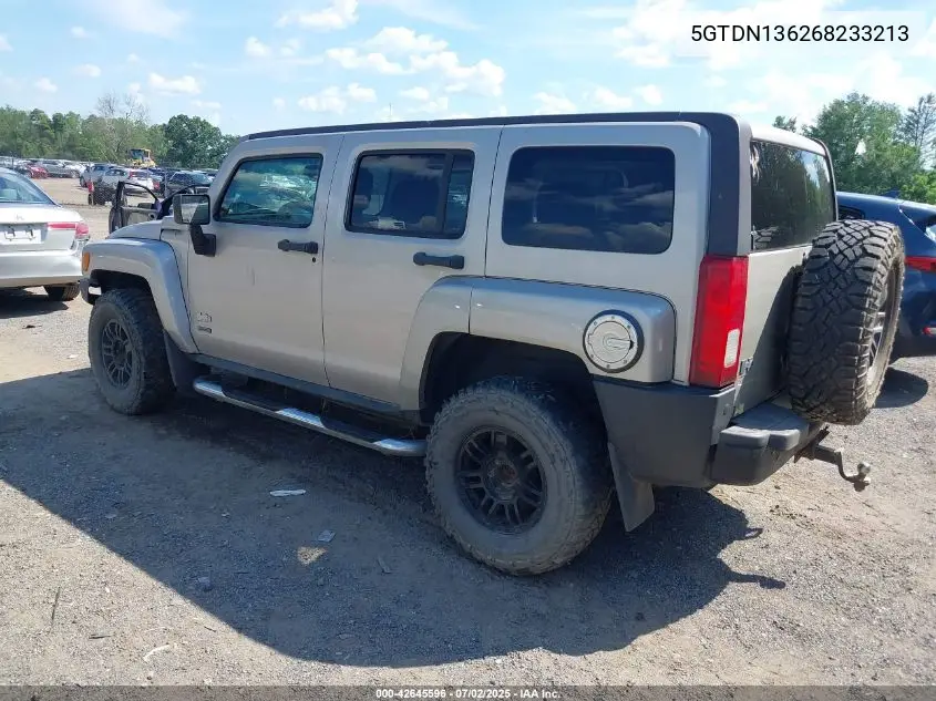 2006 Hummer H3 Suv VIN: 5GTDN136268233213 Lot: 42645596