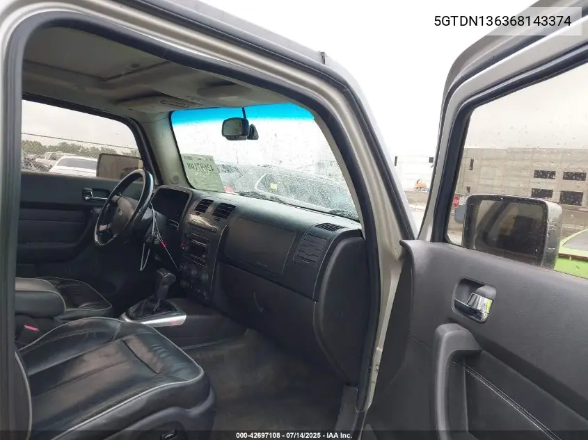 2006 Hummer H3 Suv VIN: 5GTDN136368143374 Lot: 42697108