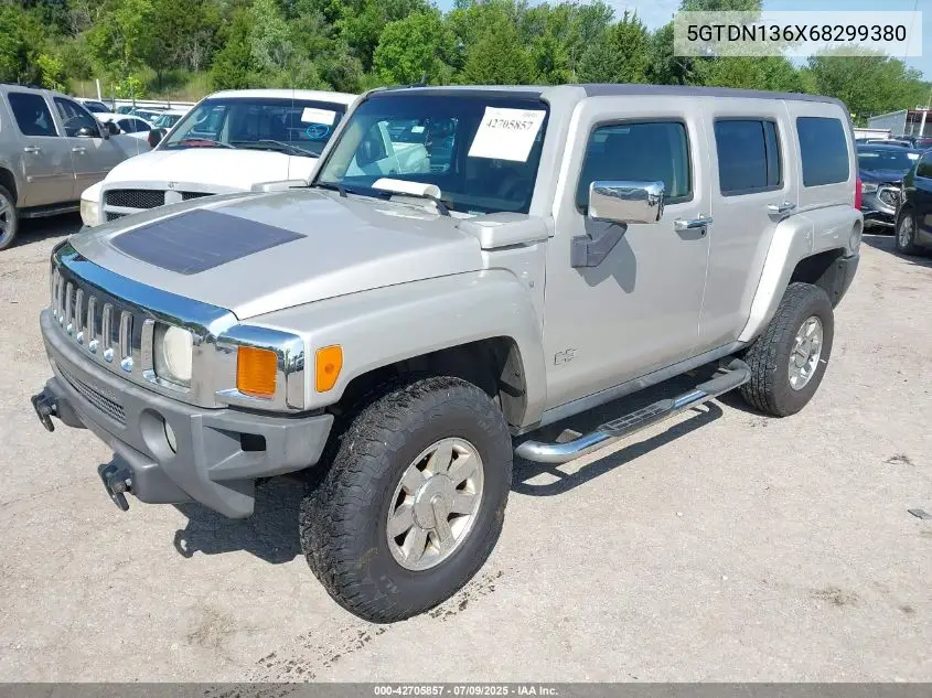 2006 Hummer H3 Suv VIN: 5GTDN136X68299380 Lot: 42705857