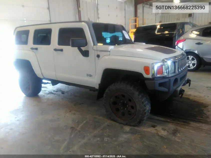 2006 Hummer H3 Suv VIN: 5GTDN136668225390 Lot: 42710582