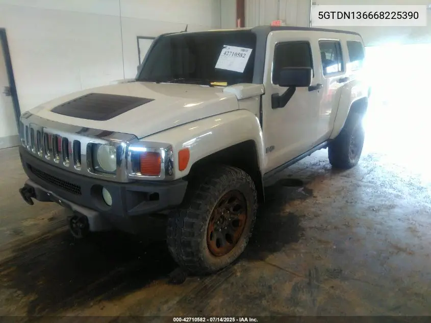 2006 Hummer H3 Suv VIN: 5GTDN136668225390 Lot: 42710582